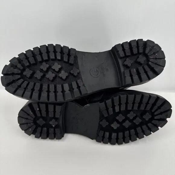 G By Guess Womens Ankle Booties Embroidered W Flowers Black Buckle Size 8M - Picture 8 of 9